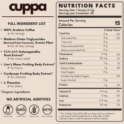 Healthy Coffee Lion’s Mane & Ashwagandha